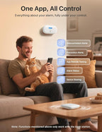 X-Sense Smart Carbon Monoxide Detector with Replaceable Battery Powered, Compatible with X-Sense Home Security App, SBS50 Base Station Required, XC0C-MR, 1-Pack