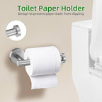 10-Piece Brushed Nickel Towel Bar Set,Bathroom Hardware Accessories Set,23.6 Inch Towel Bar-Towel Racks Set,Stainless Steel Wall Mounted Brushed Towel Holder Set