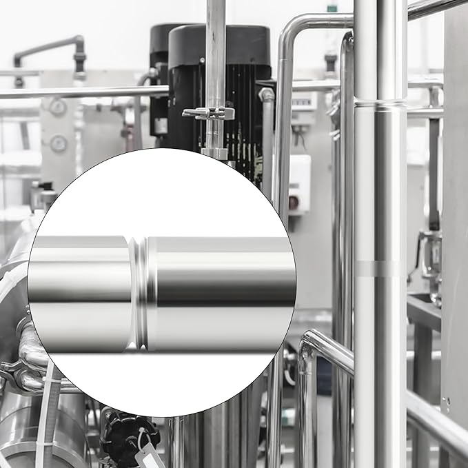 TAISHER 2PCS 304 Stainless Steel Pipe Fittings, 3/8" NPT Male Threaded, 2" Length Weld Nipple Cast Pipe