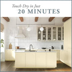 AMY HOWARD AT HOME Chalk-Based One Step Paint for Furniture, Cabinetry, Decor, Finish, and More | No Stripping, Sanding, or Priming | Ultra-Light Base | 32 Ounce | Mollie Yellow