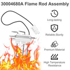 30004680A Flame Rod Assembly with Gasket,Boiler Replacement Parts for Navien Tankless Water Heater NP CC CH CR NCB NPE NR Series