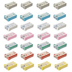 28 Pcs 15A 20A 25A 30A 40A 50A 60A 32V Mini Slotted Automotive MCASE Shaped Cartridge Fuse Kit