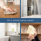 S&T INC. 50 Pack Microfiber Cleaning Cloth, Bulk Towels for Home, Reusable Microfiber Towels for Cars, Cleaning Rags, Neutral Coral, 11.5 Inches x 11.5 Inches, 50 Count