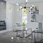 12 PCS ST58 (ST19) LED Edison Bulbs, Dimmable Vintage Antique LED Filament Light Bulbs, 6W Equivalent 60 Watt, Daylight 5000K, 600 Lumens, E26 Base, Clear Plastic