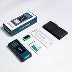 HANMATEK Stud Finder Wall Scanner,5 in 1 Multifunction Stud Locator with Upgraded Smart Sensor Audio Alarm HD LCD Display, Stud Finder Tool for The Center Edge of Metal, Studs, Plaster,AC Wire,Pipe