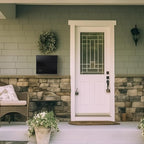 xydled Mailbox Wall Mount Mailboxes for Outside, Large Capacity Steel Hanging Metal Mailbox, Modern Post Box, Black,14.6''x12.2''x4.1''