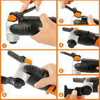 100Pcs Oscillating Saw Blades, 1-3/4" Quick Release Multi Tool Blades Kits Universal Oscillating Tool Blades Wood Plastic Multitool Blades Compatible with Dewalt Ryobi Makita Bosch Craftsman