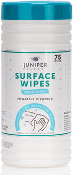 6 Pack Surface Cleaning Wipes Bleach Free, All-Purpose Cleaner for Bathroom, Kitchen, Office, 450 Count Canister, 7.5" x 7" Sheet, Fresh Scent, Lint Free & Durable