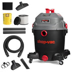 Shop-Vac 5430098 Ultra Quiet Wet/Dry Vacuum, 12 Gallon, 5.5 HP Powerful Suction & Heavy Duty for Jobsite, Garage, Workshop & Home