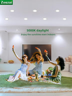 zouzai 20 Pack 6 Inch Ultra-Thin LED Recessed Ceiling Light with Junction Box 5000K Daylight Adjustable Dimmable Can-Killer Downlight - ETL and Energy Star Certified