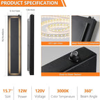 tewei LED Outdoor Wall Sconce Dusk to Dawn Outdoor Lighting, Modern Exterior Lighting Fixtures Matte Black LED Outdoor Wall Lights for House Front Porch, Warm White 3000K, 1 Pack