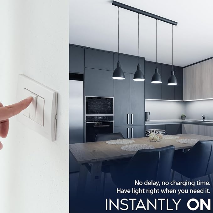 LUXRITE A19 LED Light Bulb 60 Watt Equivalent, CRI90, 5CCT 2700K 3000K 3500K 4000K 5000K, Dimmable, 800LM, Standard LED Light Bulbs 9W, E26 Base, ETL - Perfect for Lamps and Home Lighting (12 Pack)