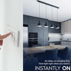 LUXRITE A19 LED Light Bulb 60 Watt Equivalent, CRI90, 5CCT 2700K 3000K 3500K 4000K 5000K, Dimmable, 800LM, Standard LED Light Bulbs 9W, E26 Base, ETL - Perfect for Lamps and Home Lighting (4 Pack)