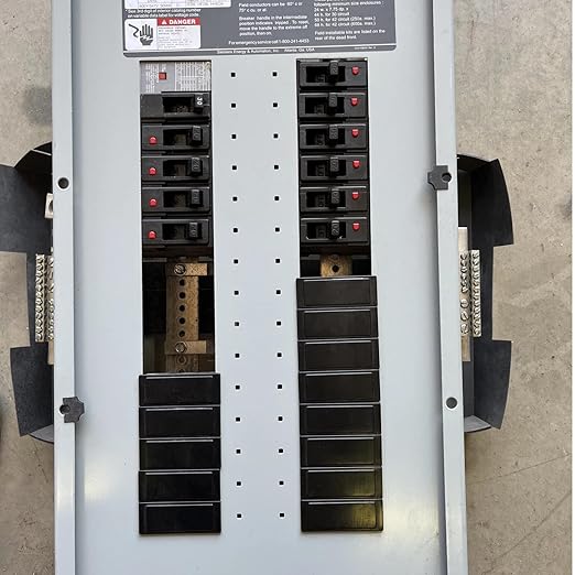 Circuit Breaker Cover Plate for Siemens Use in Load Centers and Meter Combinations (Comes with Breaker Box Label) 10 Pack