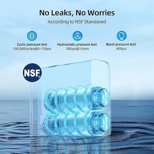 1000GPD Tankless Reverse Osmosis System, MIZUDO Megaflo Mini 8-Stage RO Water Filter Under Sink, 3-Year Filter Life, Anti-Leakage, 3:1 Pure to Drain, NSF/ANSI Certified, Lamp Ring Faucet