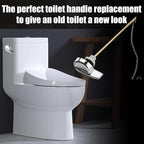 Toilet Handle Replacement Parts Kit, Side Mount Toilet Flush Handle for TOTO THU004-CP Trip Lvr for TOTO ST701, CST854, CST884 (Zinc Alloy & Copper Lever)