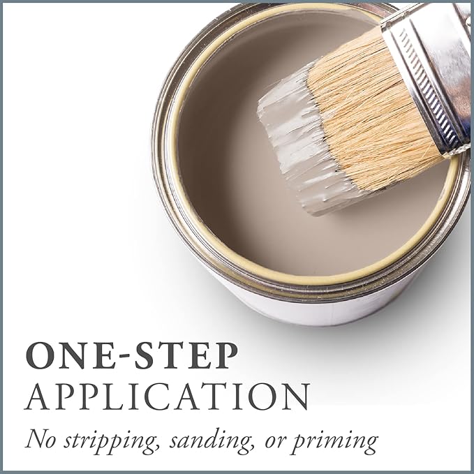 AMY HOWARD AT HOME Chalk-Based One Step Paint for Furniture, Cabinetry, Decor, Finish, and More | No Stripping, Sanding, or Priming | Medium Base | 16 Ounce | Java