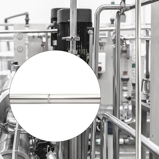 TAISHER 2PCS 304 Stainless Steel Pipe Fittings, 1/4" NPT Male Threaded, 10" Length Weld Nipple Cast Pipe