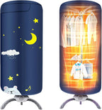 Portable Clothes Dryer for Apartment, RV and Travel, Secadora de ropa portatil, Mini Dryer Quickly Dry Light Clothes, Underwear, Baby Clothes, Socks and Shoes