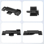 Saillong Replacement Sash Lock Compatible with Prime-line F 2590 for Vertical & Horizontal Sliding Windows, 2-1/4” Mounting Hole Centers, Broken Sash Locks for Additional Home Security(Black,3 Pack)