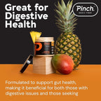 Pinch Magic Fiber | Prebiotic Fiber Supplement for Women & Men | Psyllium Husk Powder for Digestive & Gut Health Support | Keto, Vegan, Sugar Free Fiber Powder | USA-Made | Tropical, 28-Day Supply