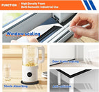 MAGZO Weather Stripping Door Seal,1 Inch Wide X 3/8 Inch Thick Adhesive Foam Tape Soundproof Weatherstripping for Windows, 2 Rolls Total 13FT Black