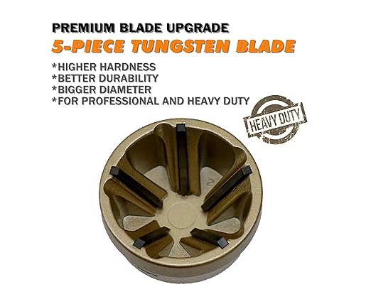 CONQUER Tools Deburring External Chamfer Tool, Premium Tungsten Blade, Deburring Drill Bit, Remove Burr Tools Quick Release Shank Fits for 1/2"-3/8"(13mm-35mm) Stainless Steel Burr Removal,Countersink