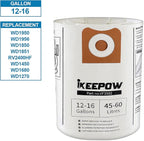 VF3502 Shop Vac Bags - Compatible with Ridgid Wet Dry Vacuum, 12-16 Gallon Replacement Filter Bags (6 Pack)