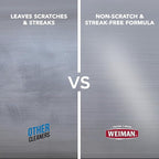 Weiman Stainless Steel Cleaner and Polish - 2 Pack - Removes Fingerprints, Residue, Water Marks and Grease from Appliances w/Buffing Towel