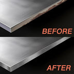 GSCIT Club Grey Silver Edge Banding, 1 Inch x 25ft Aluminum Brushed Edge Banding PVC Edge Trim for Cabinet Repair Furniture