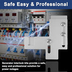 Generator Interlock Kit for Murray or Siemens 150-200 Amp Panels,7/8 to 1 1/4 Inch Breaker Spacing, Safe & Easy Home Generator Connection (SIE-P2)