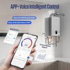 Westinghouse Natural Gas Tankless Water Heater Indoor Installation Max 7.9 GPM 180,000 BTU, WIFI Enable Temp Self Modulating Non Condensing High Efficiency for House or Commercial, APOLO Performance