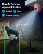 ZOSI 4K 8CH Spotlight PoE Security Camera System,4pcs 5MP Indoor Outdoor PoE IP Cameras with Person Vehicle Detection,Color Night Vision,8CH 8MP 4K NVR with 2TB HDD for 24/7 Recording,No Monthly Fee