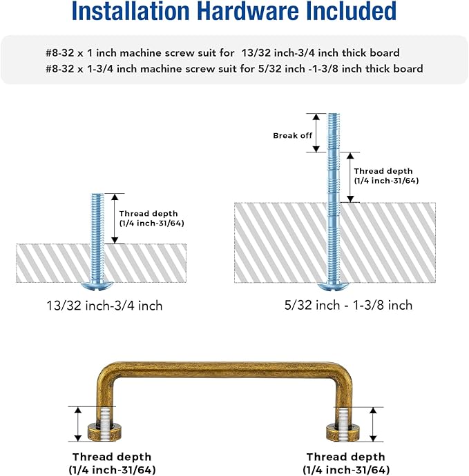 JOY DECOR Cabinet Pulls – 3-3/4 Inch Hole Center, Antique Brass, 5 Pack, Zinc Alloy Cabinet Handles for Drawers & Cupboard – Vintage Style Hardware for Kitchen, Bathroom, Dresser, Furniture Makeover