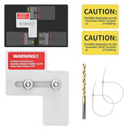 Generator Interlock Kit Main Breaker Interlock Kit Fit for Siemens 100 Amp and Murray 100 Amp Panel, 1 1/4" Space Between Main and Generator Breaker