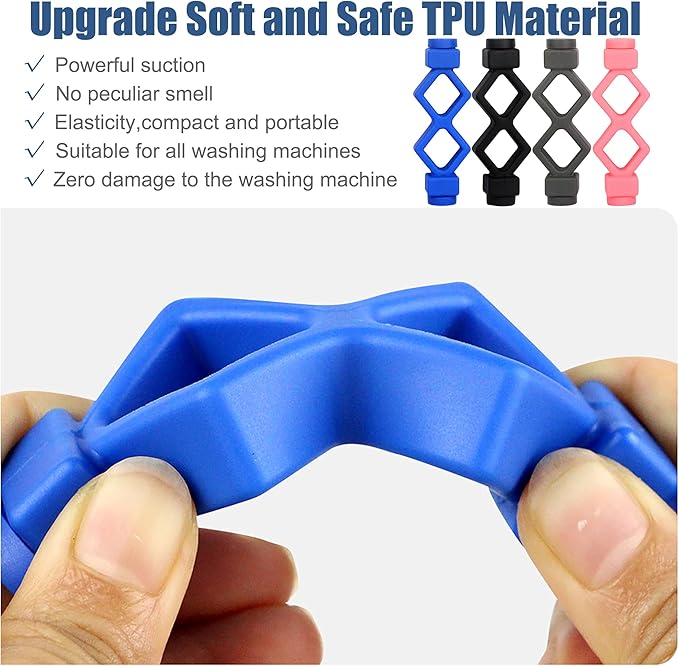 Magoog Washer Door Prop - Keep Door Open and Dry, Front Load Washer Holder for Front Load Washing Machines, Black