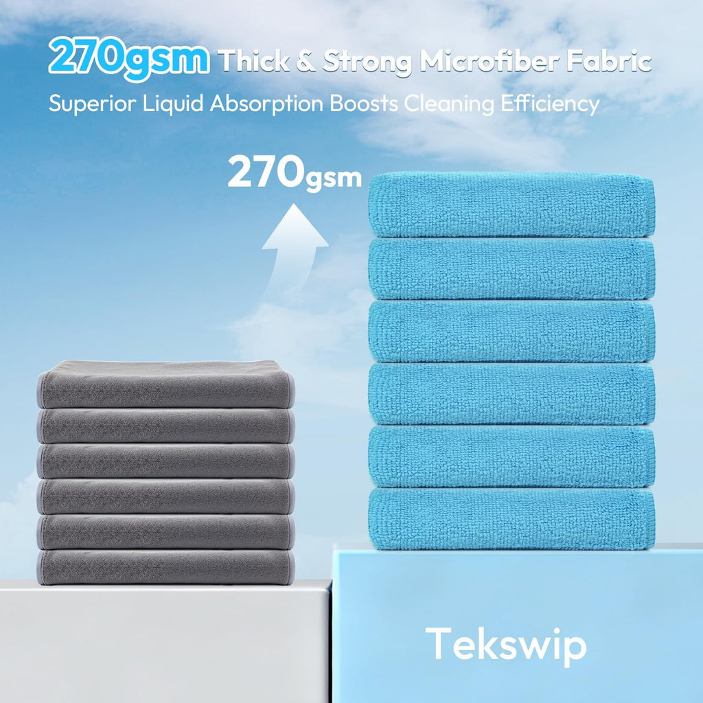 Microfiber Cloth Cleaning Towels (Mixed Color)