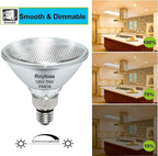 PAR38 Flood Light 70W 120V（80W Equivalent,4 Pack Long Lifespan PAR38 Flood Light Dimmable, High Output 800LM PAR38 Bulb with E26 Base, 2800k Warm White Par38 Lighting Bulb