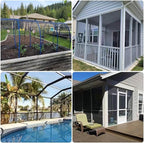 Fiberglass Window Screen Roll 48” x 100’ Easy to Use Black Replacement Window Screens for House Windows or Door