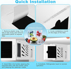 6-Pack Premium Refrigerator Air Filter Replacement, Carbon Activated Filter Compatible with Frigidaire PAULTRA Pure Air Ultra and Electrolux EAFCBF Fridge for 242047804, 242047801, 242061001