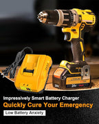 DCB112 20V MAX Battery Charger Replacement for Dewalt Battery Charger, Compatible with Dewalt 12V-20V Battery
