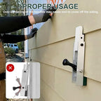 2 Piece Siding Installation Tools, Lap Tool Gauge with Adjustable Reveals, Siding Mounting Kit for 5/16” Fiber Cement Sidings, Heavy-Duty Support for Boards and Planks