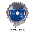 Evolution Power Tools 5-3/8BLADEST Steel Cutting Saw Blade, 5-3/8-Inch x 30-Tooth