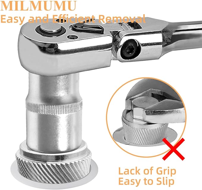 1.5" Tub Drain Extractor Removes Old Broken Stubborn and Rusted Drains with Ease Strong Grab Plumbing（ M05255 1.5" ） - 1PACK