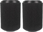 2-Pack VF7000 Filter for Ridgid Shop Vac 5-20 Gallon and Husky 6-9 Gallon Wet/Dry Vacuums, Foam Vacuum Filter Replacement for Wet Applications Only