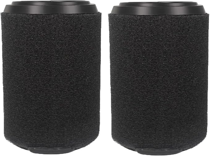 2-Pack VF7000 Filter for Ridgid Shop Vac 5-20 Gallon and Husky 6-9 Gallon Wet/Dry Vacuums, Foam Vacuum Filter Replacement for Wet Applications Only