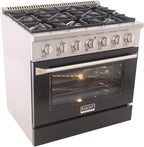 Kucht KNG361/LP-K Gas Range, Black