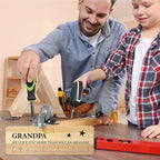 Christmas Gifts for Grandpa from Grandkids, Best Grandfather Gifts, Funny Birthday Fathers Day Valentines Gift for Father Papa Wooden Spirit Level A2