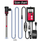 3500W 240V Immersion Electric Submersible Water Heater with Temp Control & GFCI – Portable Heater for Swimming Pool, Above-Ground Pool, Inflatable Pool