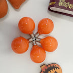 Orange G40 Replacement Bulbs, 25 Pack Halloween G40 Globe Light Bulbs for Indoor Outdoor String Lights, E12/C7 Candelabra Base, 5W Incandescent Night Light Bulbs